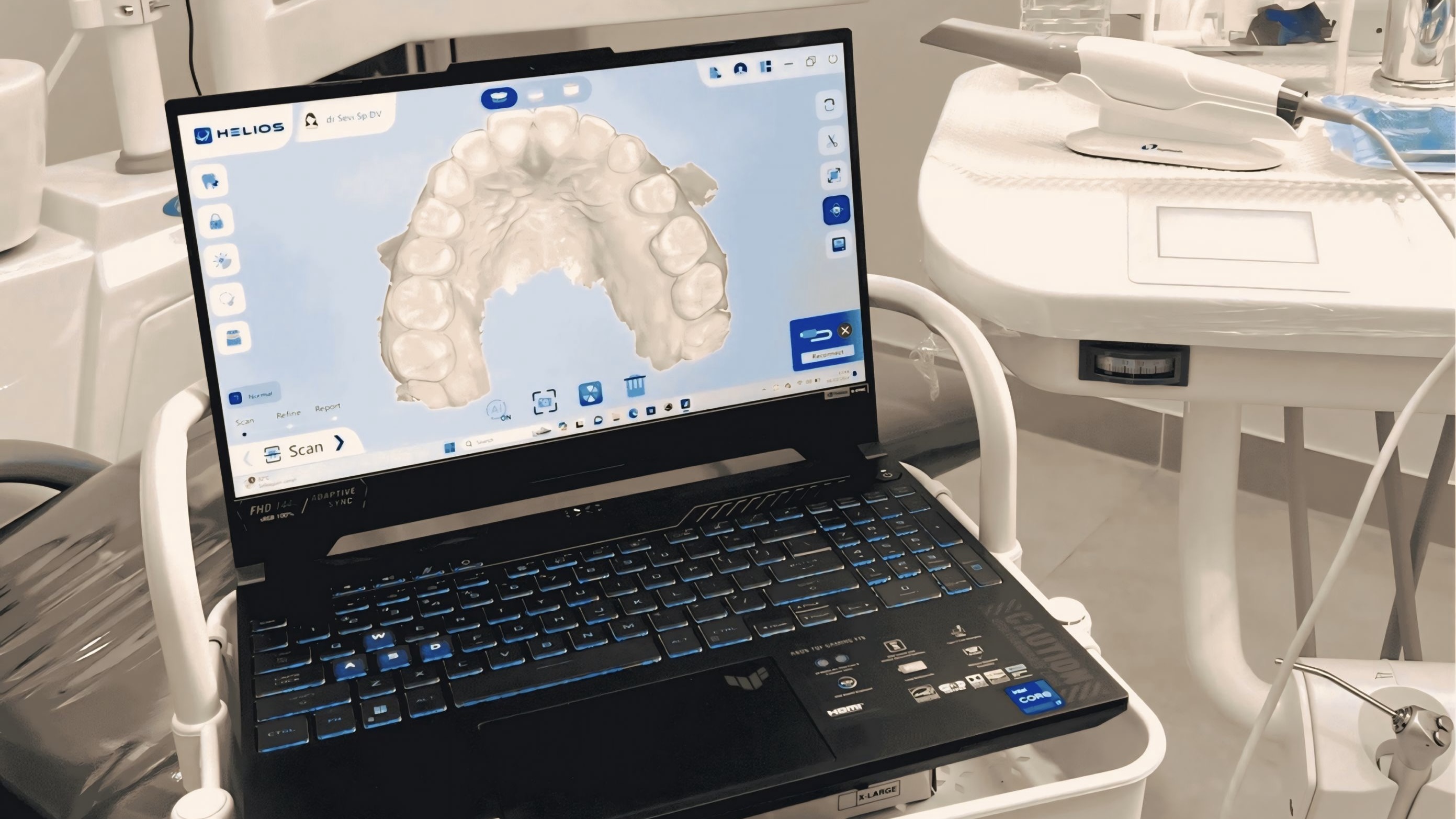 Sudut ruang klinik Alenza Dental Care